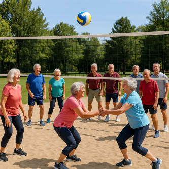 active seniors with comfortable joints